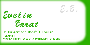 evelin barat business card